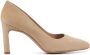 Unisa Pumps Stiletto Dames Damesschoenen Suède Blokhak hoogte 8 cm Waba Beige - Thumbnail 1