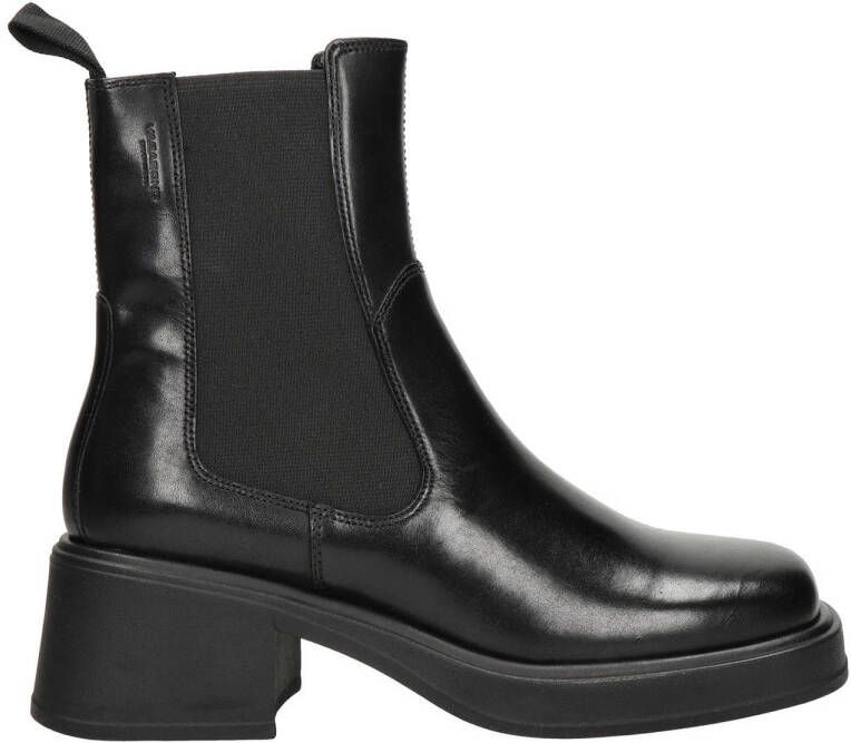 Vagabond Dorah leren chelsea boots zwart