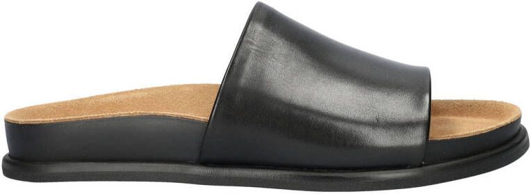 Vagabond Effie leren slippers zwart