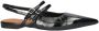 Vagabond Hermine lakleren slingback loafers zwart - Thumbnail 1