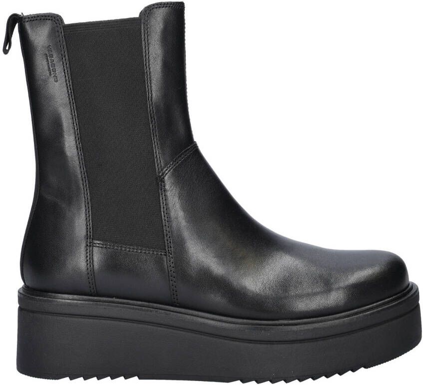 Vagabond Tara leren chelsea boots zwart