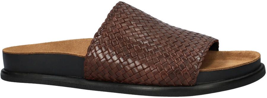 Vagabond Effie leren slippers bruin - Foto 3