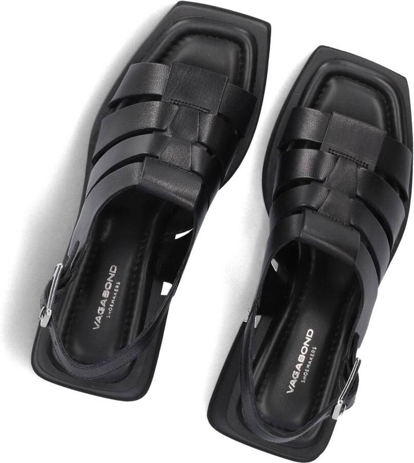 VAGABOND SHOEMAKERS Hakken Dames Hennie Leer Zwart