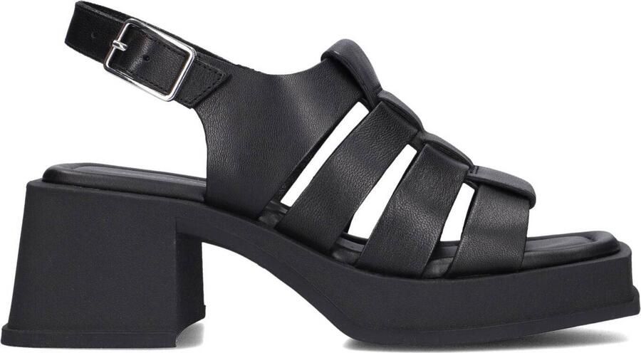 VAGABOND SHOEMAKERS Hakken Dames Hennie Leer Zwart