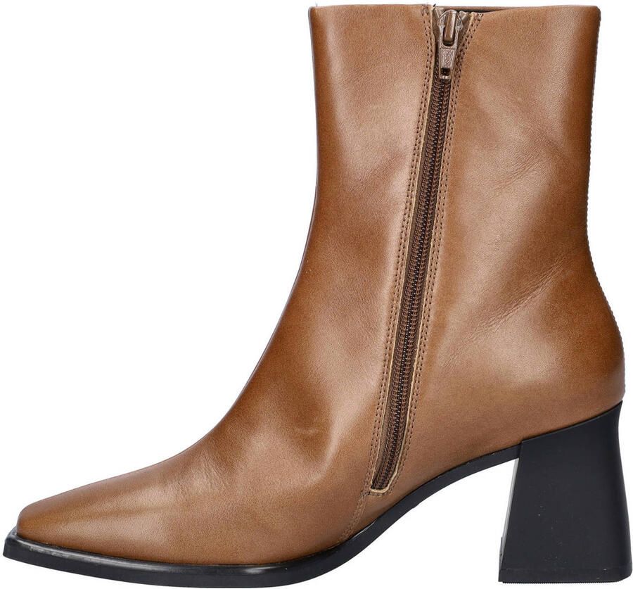 Vagabond Hedda leren enkellaarzen cognac