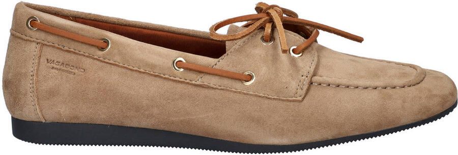 Vagabond Hillary suède bootschoenen beige