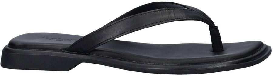 Vagabond Izzy leren teenslippers zwart - Foto 3