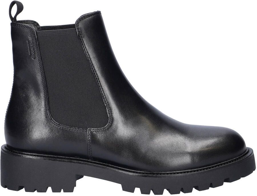 Vagabond Kenova leren chelsea boots zwart