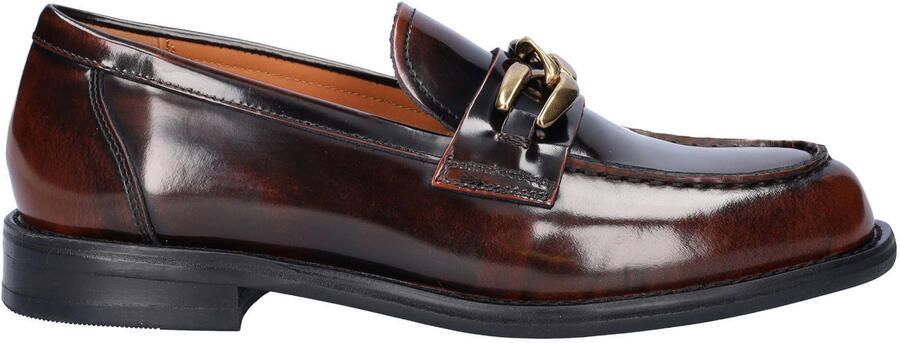 Vagabond lakleren loafers bruin