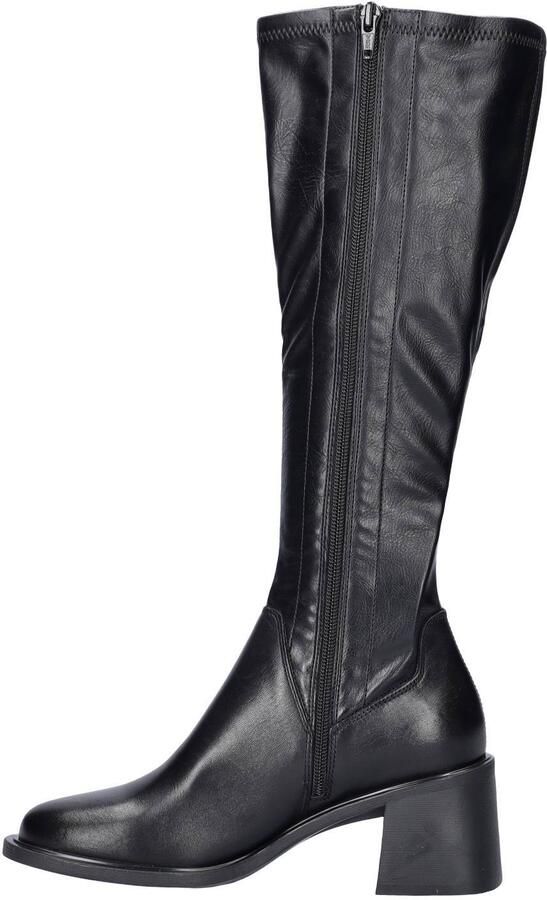 Vagabond leatherlook laarzen met blokhak zwart - Foto 2