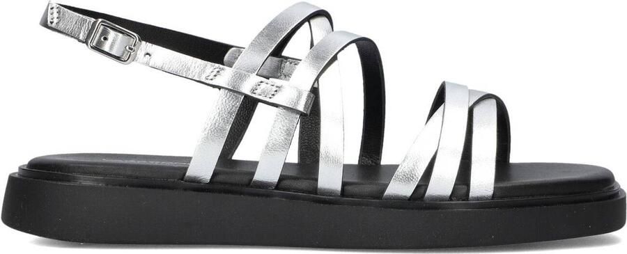 Vagabond Shoemakers Zilveren Leren Sandalen Connie 583