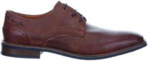 Van Lier Amalfi leren veterschoenen cognac