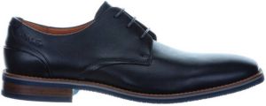 Van Lier Amalfi leren veterschoenen zwart