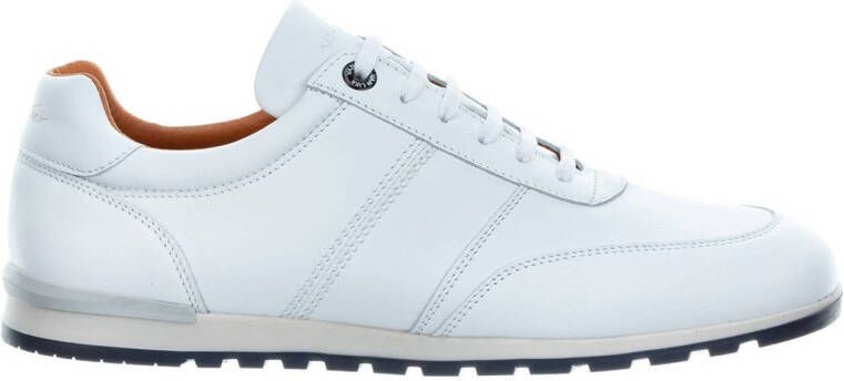 Van Lier Anzano leren sneakers wit