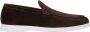 Van Lier Ascona suède loafers donkerbruin - Thumbnail 1