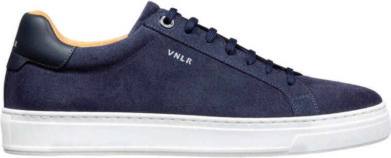 Van Lier Barossa suède sneakers donkerblauw - Foto 1