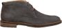 Van Lier Boston suède veterschoenen donkergrijs - Thumbnail 1