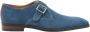 Van Lier Bregenz suède gespschoenen blauw - Thumbnail 1