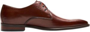 Van Lier Carvalho leren veterschoenen cognac