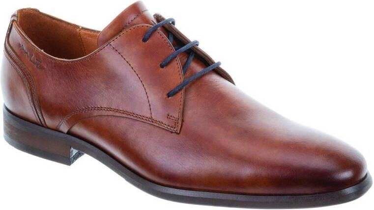 Van Lier Erasmo veterschoenen cognac Leer 312206 Heren - Foto 3