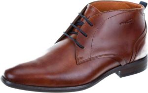 Van Lier Erasmo veterboots cognac Leer Heren