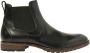 Van Lier Henry leren chelsea boots zwart - Thumbnail 1