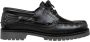 Van Lier leren bootschoenen zwart - Thumbnail 1