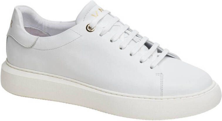 Van Lier leren sneakers wit