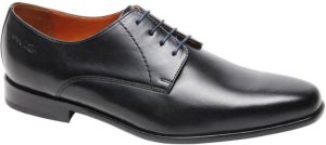 Van Lier leren veterschoenen zwart
