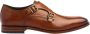 Van Lier Madison leren gespschoenen cognac - Thumbnail 1