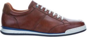 Van Lier Magnus leren sneakers cognac