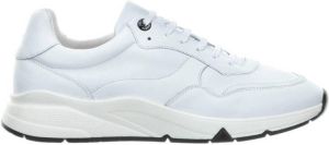Van Lier Porto leren sneakers wit