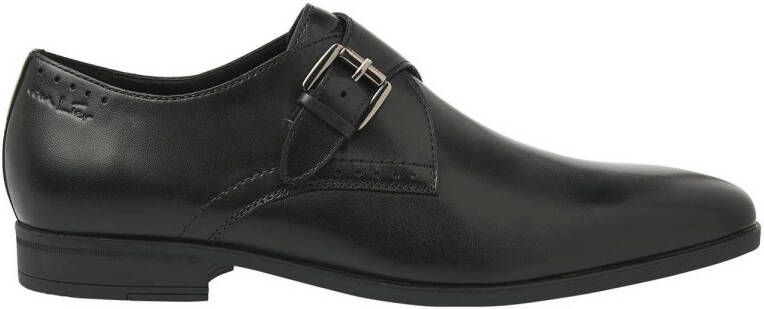 Van Lier Portofino leren gespschoenen zwart