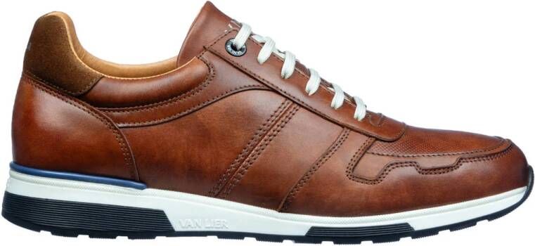 Van Lier 2415510 Lage sneakers Leren Sneaker Heren Cognac