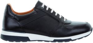 Van Lier Positano leren sneakers zwart