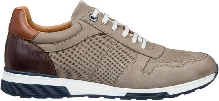 Van Lier Positano nubuck sneakers taupe