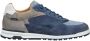 Van Lier Ravello suède sneakers blauw - Thumbnail 1