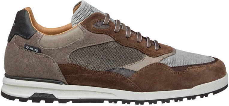 Van Lier Ravello suède sneakers taupe