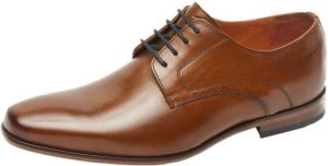 Van Lier Rhodes heren lage nette veterschoen Cognac