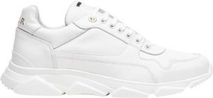 Van Lier Rock chunky leren sneakers wit