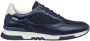 Van Lier Romeo leren sneakers donkerblauw - Thumbnail 1