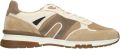 Van Lier Heren Taupe Veneto suède sneakers - Bruin