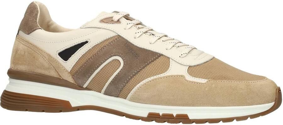 Van Lier Heren Taupe Veneto suède sneakers - Foto 3