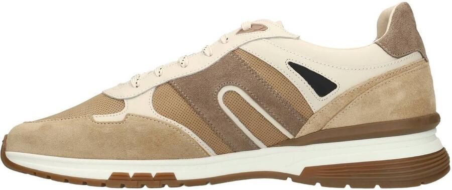 Van Lier Heren Taupe Veneto suède sneakers - Foto 4