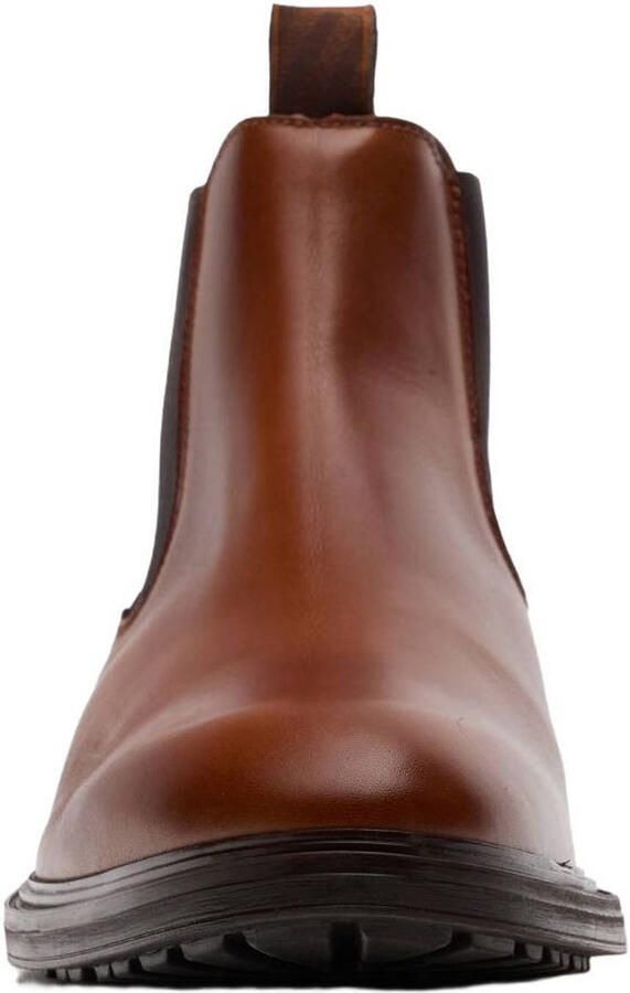 Van Lier Heren Cognac Bern leren chelsea boots - Foto 2