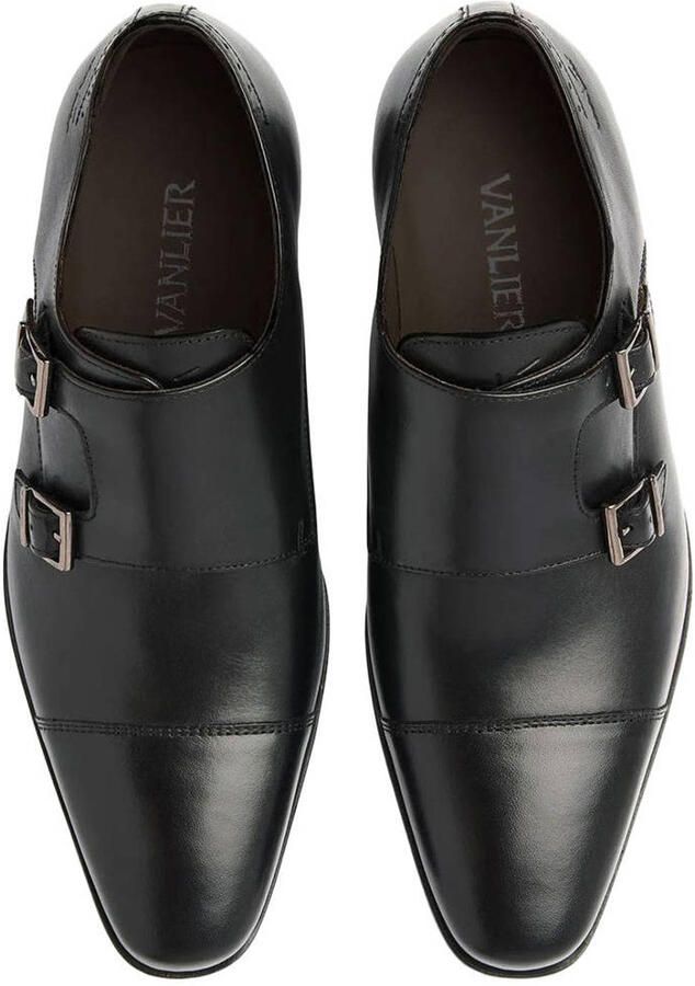 Van Lier leren gespschoenen zwart - Foto 2