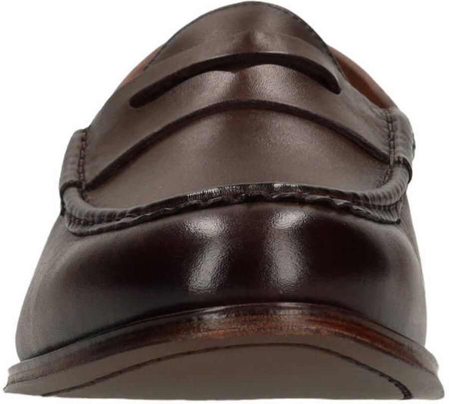 Van lier Bruine leren loafers - Foto 2