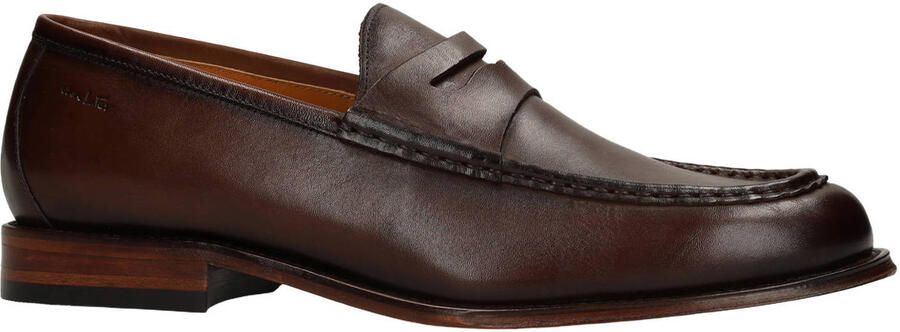 Van lier Bruine leren loafers - Foto 3