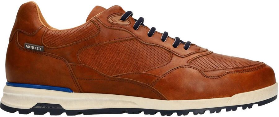 Van Lier Heren Cognac leren sneakers