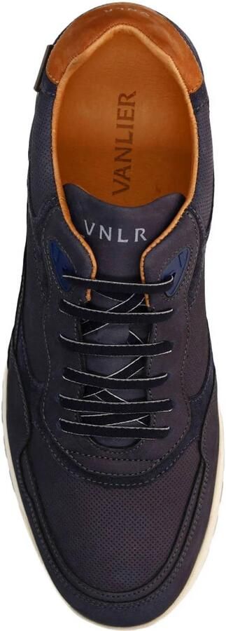 Van Lier Heren Donkerblauwe nubuck sneakers - Foto 3